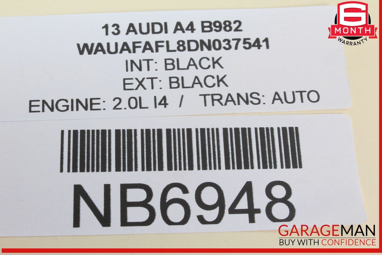 13-16 Audi A4 Steering Column Combination Switch 4G8953502AA OEM