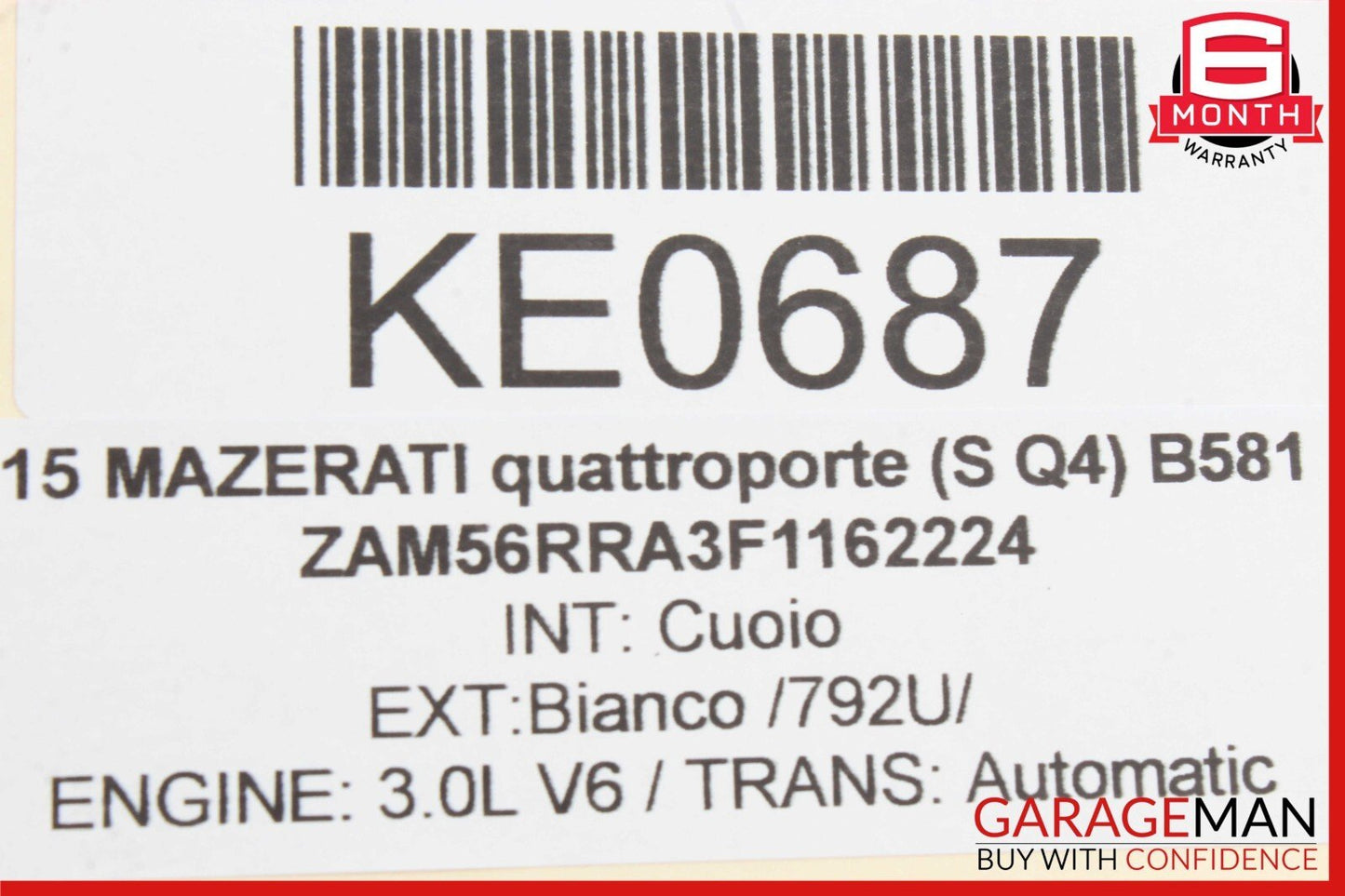 14-17 Maserati Quattroporte Dash Trim Bezel Wood OEM
