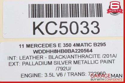 10-16 Mercedes W212 E350 4MATIC Front Right Seat Belt Seatbelt Retractor OEM