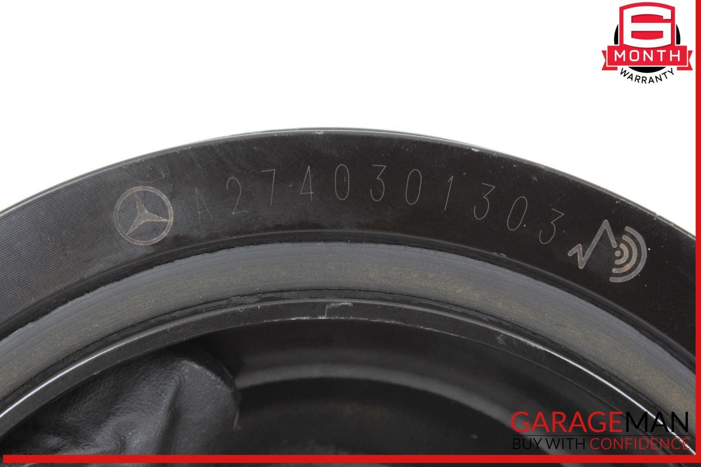 15-18 Mercedes W205 C300 Engine Harmonic Balancer Crankshaft Pulley 2740301303