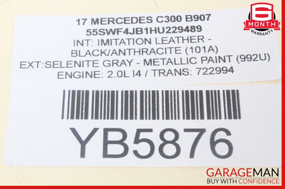 15-18 Mercedes W205 C300 C350e AM/FM CD Player Radio Receiver Module OEM