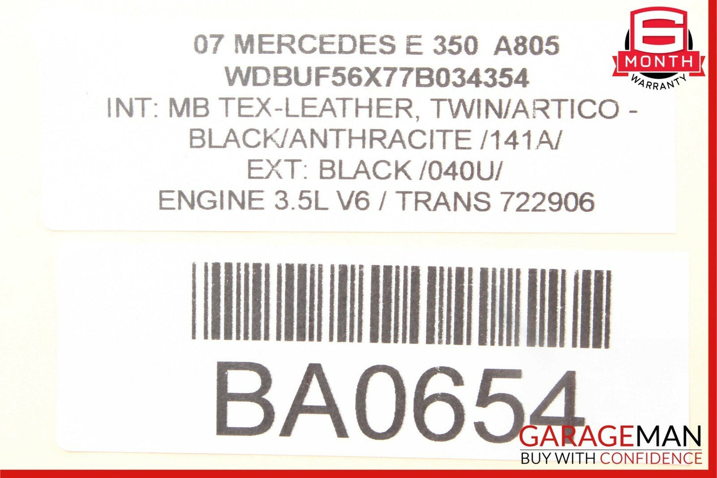 03-09 Mercedes W211 E320 E350 E550 Rear Right Side Door Control Module Unit