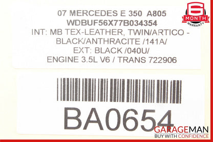 03-09 Mercedes W211 E320 E350 E550 Rear Right Side Door Control Module Unit