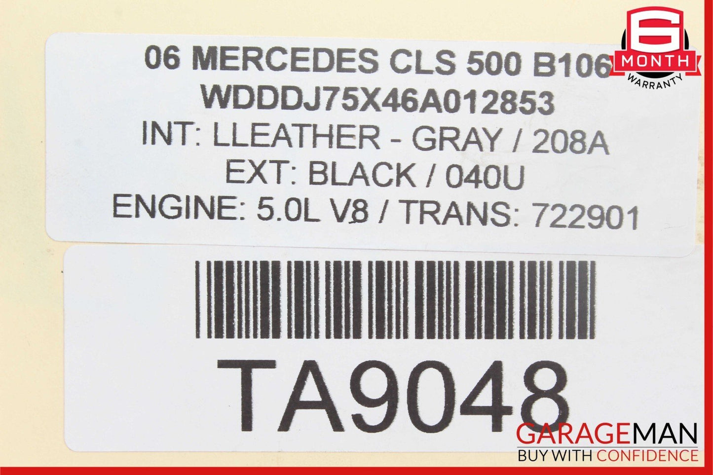06-11 Mercedes W219 CLS550 Front Left Driver Side Lower Control Arm