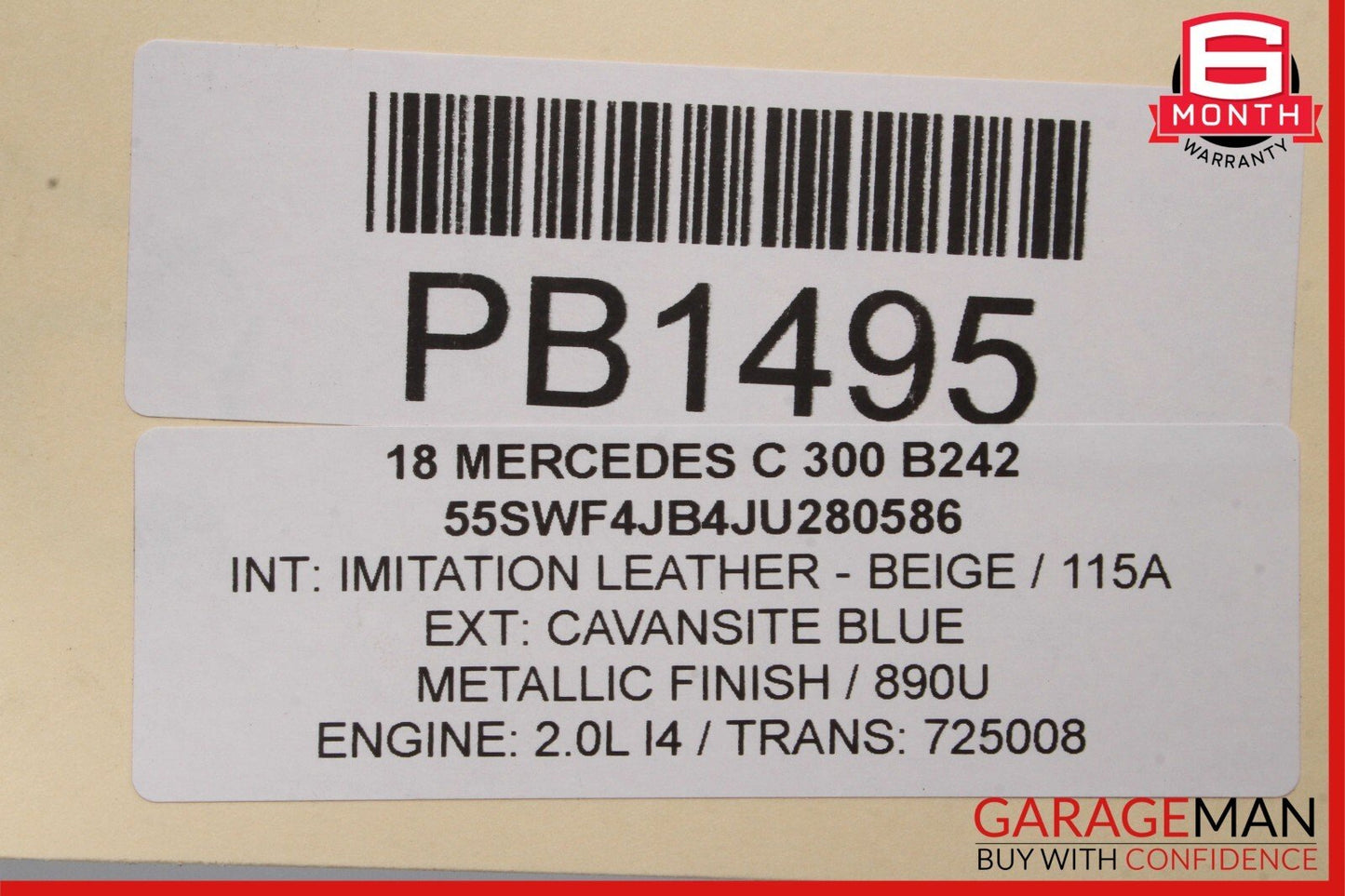 15-20 Mercedes W205 C300 C300e Sedan HVAC Heater Blower Housing Box Assembly OEM