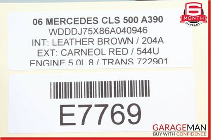 06-11 Mercedes W219 CLS550 CLS55 AMG CLS500 Front Right Door Lock Latch Actuator