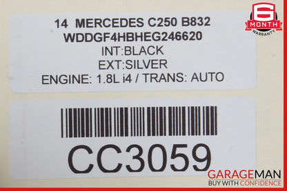 10-17 Mercedes W204 C250 E400 Coupe Front Right Top Upper Seat Cushion OEM