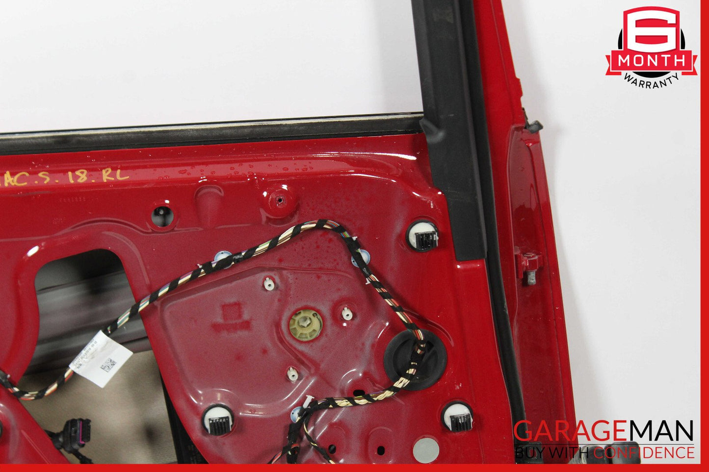 15-23 Porsche Macan Rear Left Driver Side Exterior Door Shell Red OEM