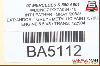 07-14 Mercedes W221 S550 CL63 AMG Left Side Dashboard AC A/C Air Vent OEM