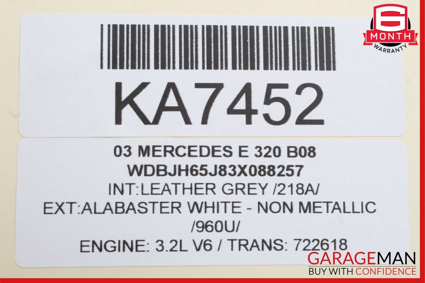 98-03 Mercedes W211 E320 E55 AMG Front Right Side Door Control Module Unit OEM