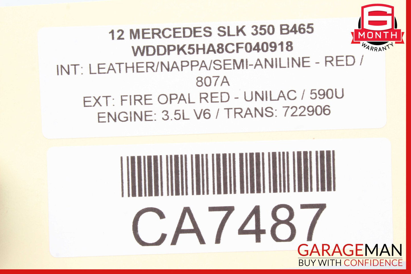 12-20 Mercedes R172 SLK350 Rear Right Side Spindle Knuckle Hub OEM
