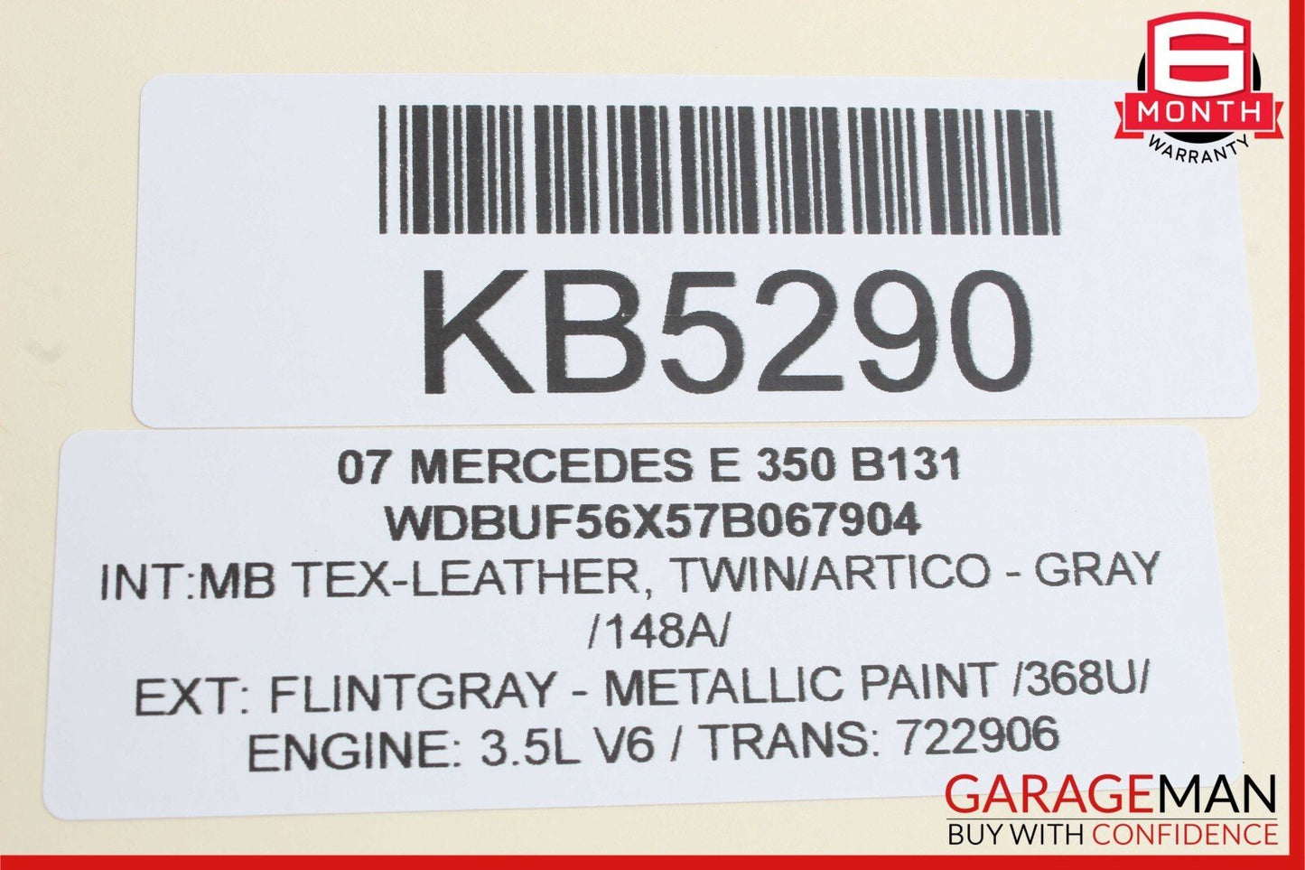 03-09 Mercedes W211 E320 E350 E500 Front Left Side Tweeter Speaker Cover Grey