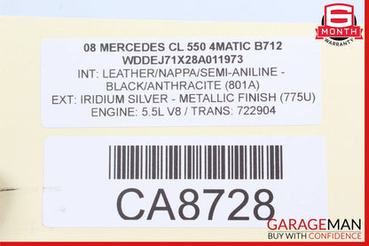 07-14 Mercedes W216 CL550 S550 Front Left Side Lower Control Arm 2213331705 OEM