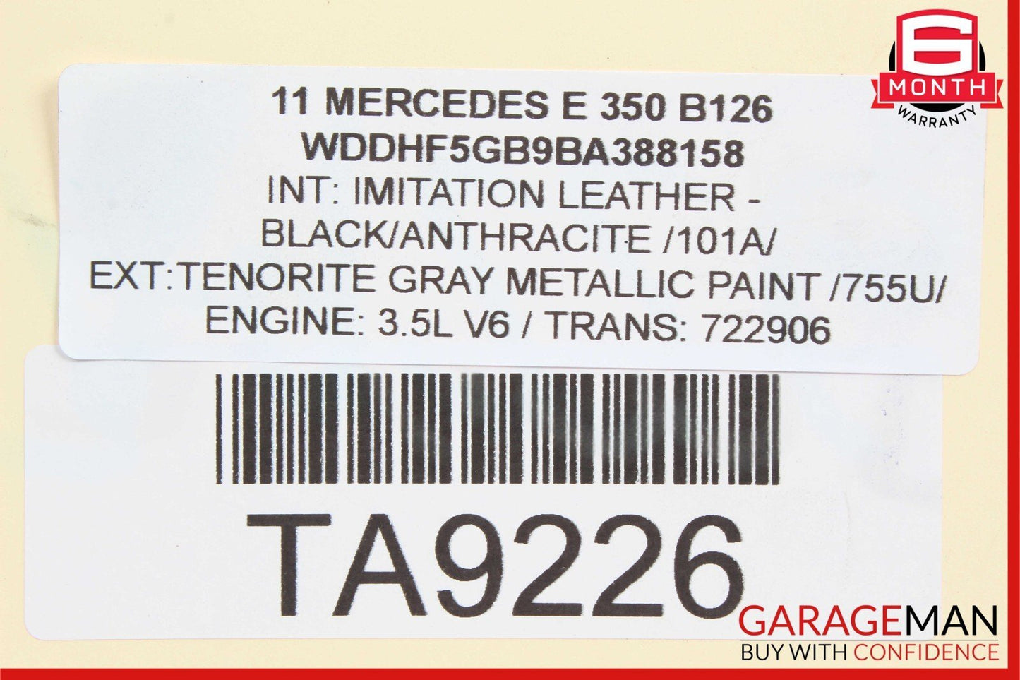 10-16 Mercedes W212 E350 Front Right Side Suspension Wishbone Control Arm OEM