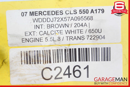 Mercedes R171 SLK300 C300 E350 Right Side Engine Timing Chain Cover Plate