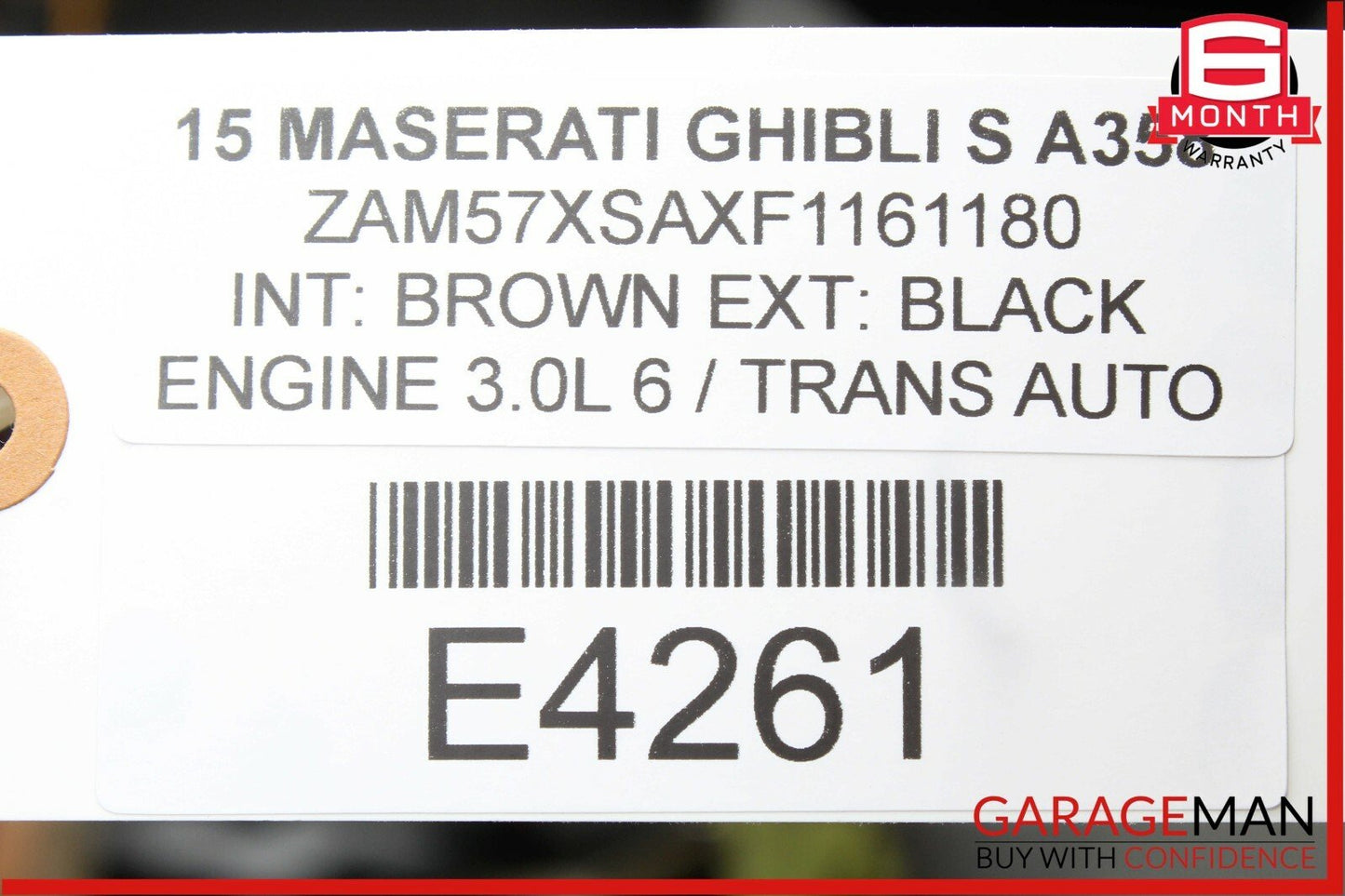 14-17 Maserati Ghibli Rear Right Side Drive Axle Shaft Drive Shaft 06700054530