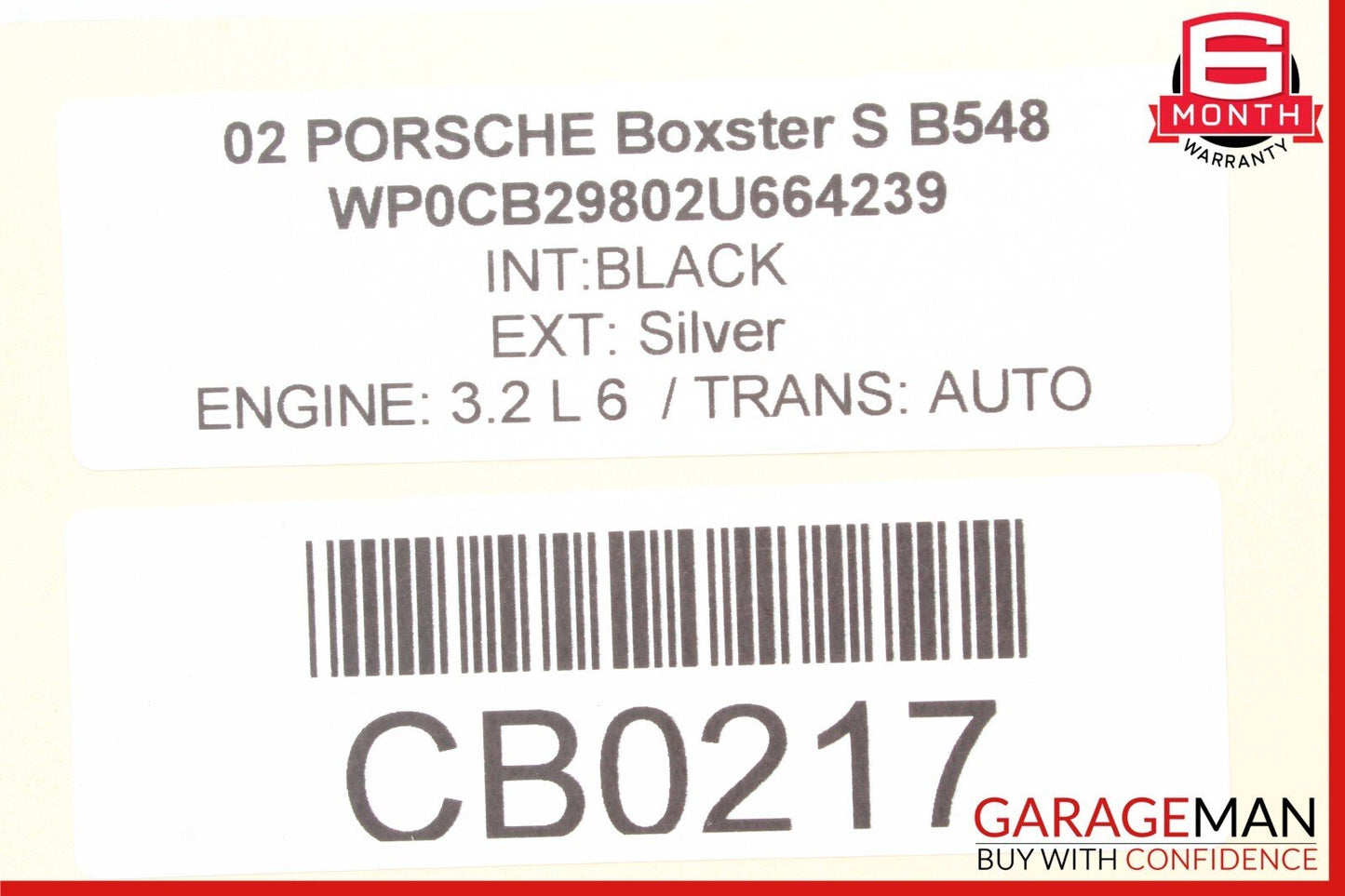 97-04 Porsche Boxster S 986 Rear Right or Left Side Lower Control Arm OEM