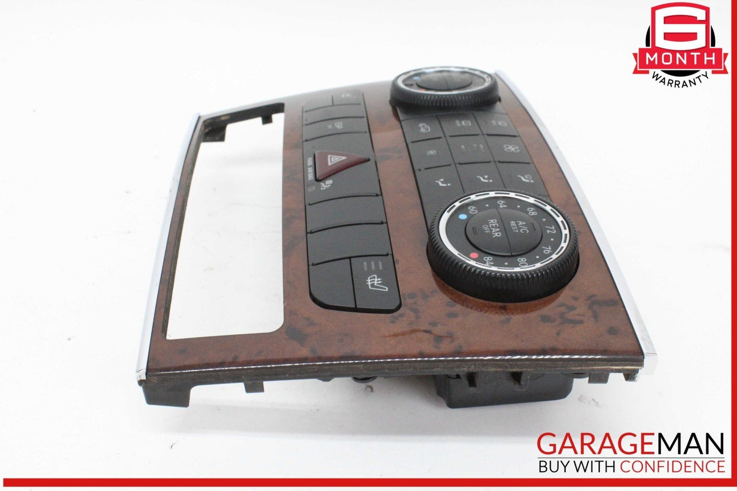 06-13 Mercedes W164 ML350 GL450 A/C AC Heater Climate Control Switch Trim OEM