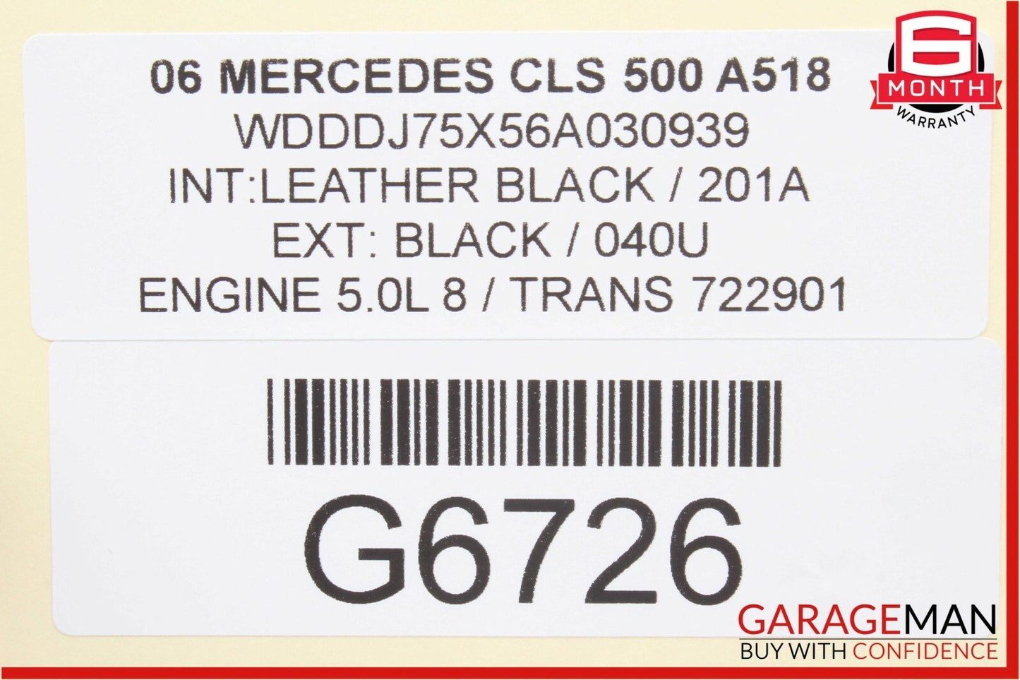 03-11 Mercedes W211 E350 CLS500 Front Right Under Seat Storage Compartment Black