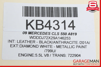 06-11 Mercedes W219 CLS550 CLS500 Front Right Passenger Interior Door Panel OEM