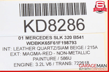 01-04 Mercedes R170 SLK320 SLK230 Front Left Side Exterior Door Handle OEM
