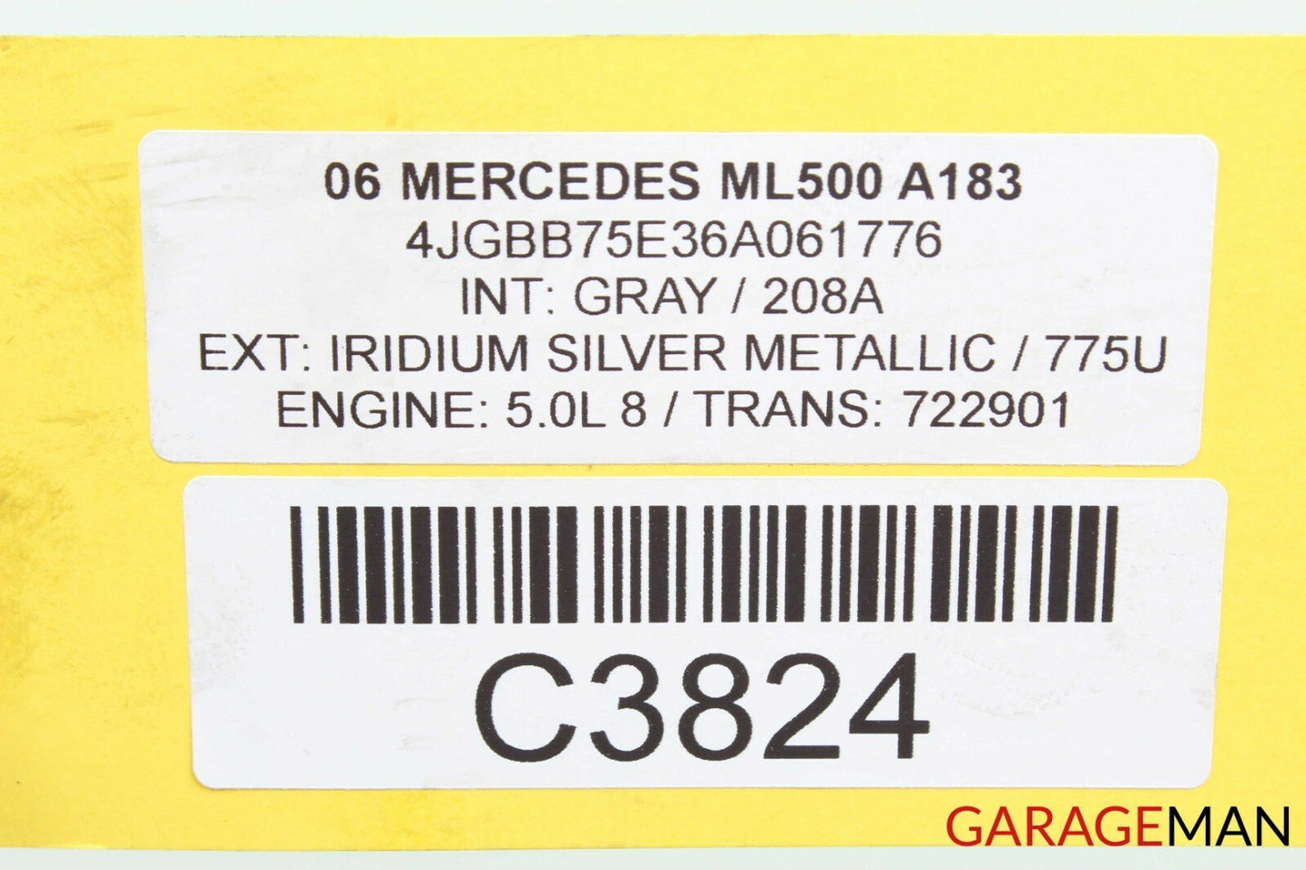06-12 MERCEDES W164 ML500 FRONT RIGHT HEADLIGHT WIPER WASHER NOZZLE OEM