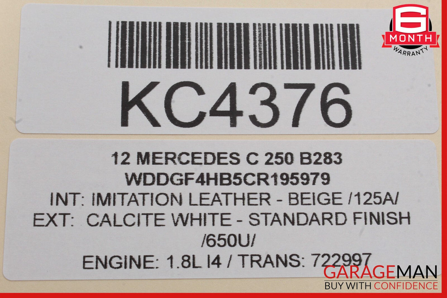 12-14 Mercedes W204 C250 C300 Rear Fuse Relay Box Module 2049060105 OEM
