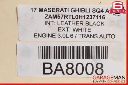 14-17 Maserati Ghibli Front Right & Left Side Brake Rotor Disc Set of 2 Pc AWD