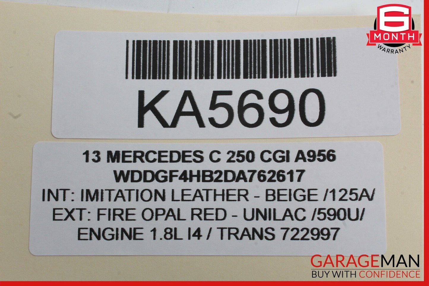 08-14 Mercedes W204 C250 Front Left Driver Side Door Window Regulator Motor OEM