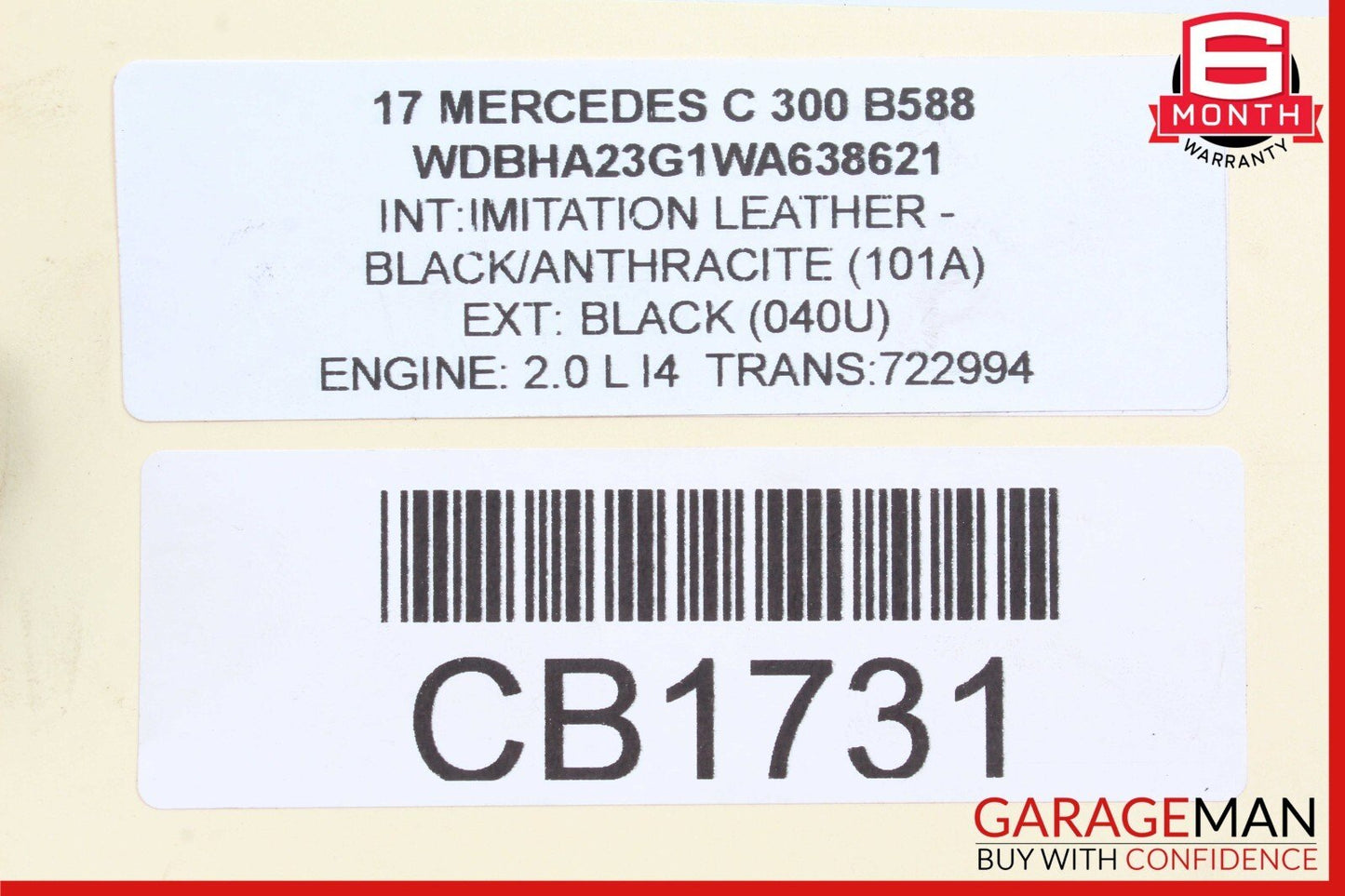 15-18 Mercedes W205 C300 C400 Power Brake Booster Master Cylinder Reservoir OEM
