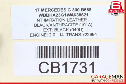 15-18 Mercedes W205 C300 C400 Power Brake Booster Master Cylinder Reservoir OEM