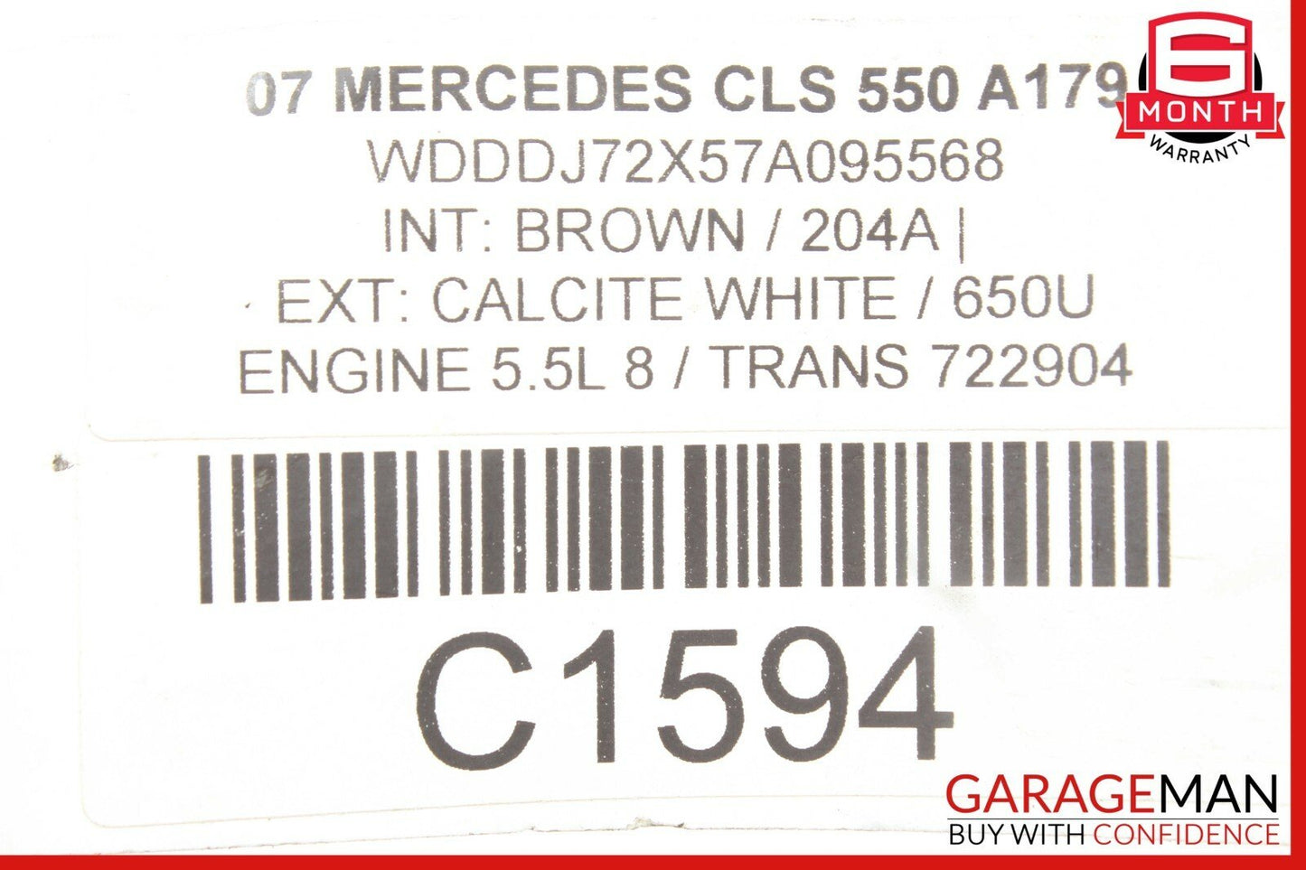 03-11 Mercedes W219 CLS550 Rear Left / Right Side Suspension Upper Control Arm
