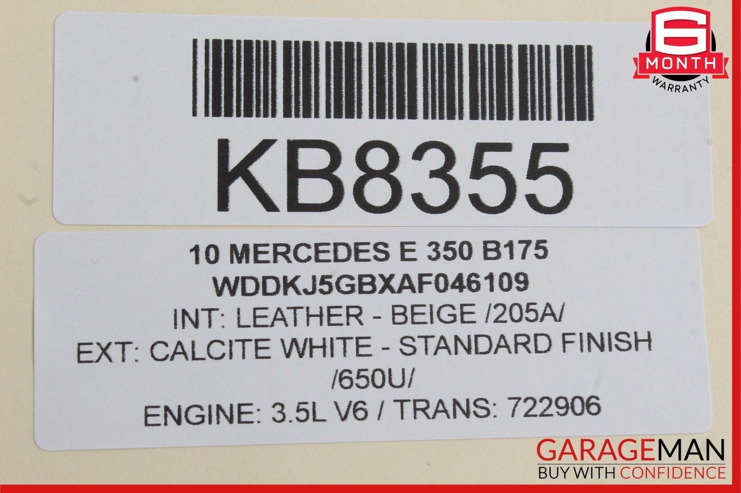 10-13 Mercedes W207 E350 E550 Coupe Front Right Side Seatbelt Seat Belt Beige