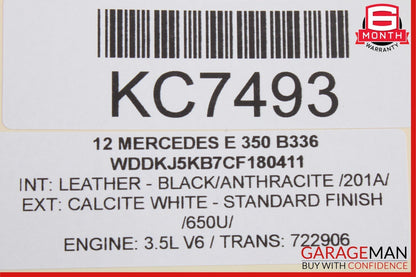 10-13 Mercedes W207 E550 Coupe Front Right Side Seatbelt Seat Belt Retractor OEM
