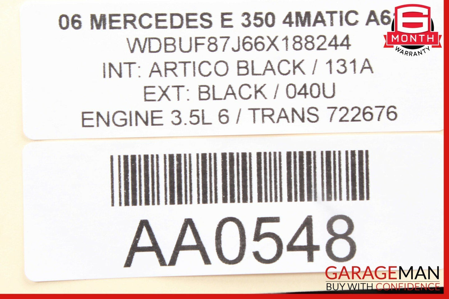 03-09 Mercedes W211 E350 E500 E55 AMG Front Left Side Door Lock Latch Actuator