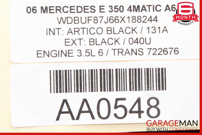 03-09 Mercedes W211 E350 E500 E55 AMG Front Left Side Door Lock Latch Actuator