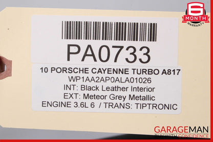 03-10 Porsche Cayenne 955 957 Front Right Side Interior Door Cover Panel Black