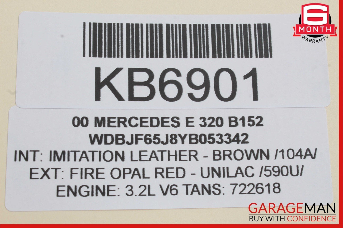 98-02 Mercedes W210 E320 Front or Rear Right Passenger Exterior Door Handle OEM