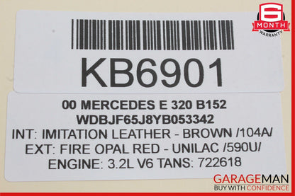 98-02 Mercedes W210 E320 Front or Rear Right Passenger Exterior Door Handle OEM
