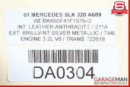 01-04 Mercedes R170 SLK320 SLK230 A/C Receiver Drier Container 1708300383 OEM