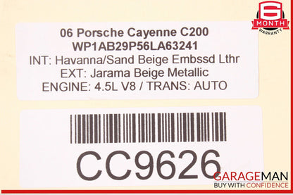 03-10 Porsche Cayenne 955 957 Power Steering Rack & Pinion Assembly OEM