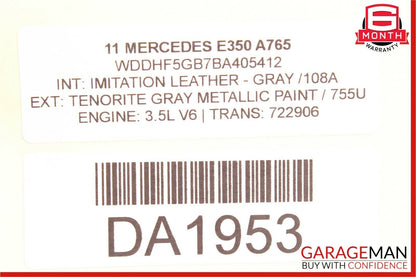 10-16 Mercedes W212 E350 Rear Left Driver Side Door Control Module 2129003906