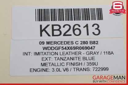 08-14 Mercedes W204 C250 C300 C63 AMG RWD Floor Gear Shifter Shift Selector Box