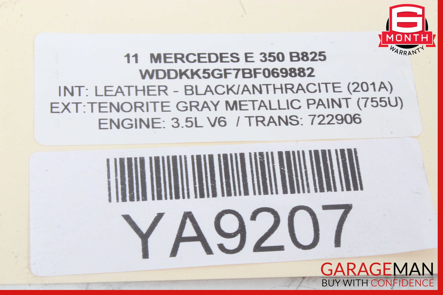 Mercedes W212 E350 GL550 Front Left Side Engine Timing Chain Cover Plate OEM
