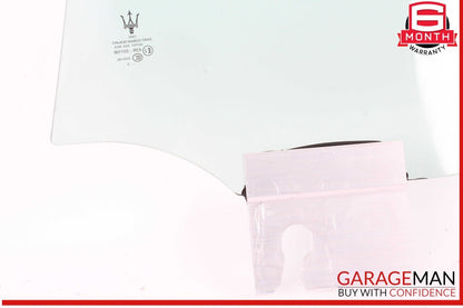 14-22 Maserati Ghibli M157 Rear Right Passenger Side Door Window Glass OEM