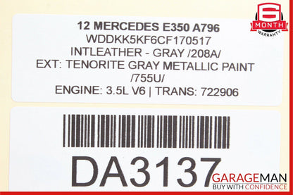 10-13 Mercedes W207 E350 Coupe Speedometer Odometer Instrument Cluster Gauge OEM