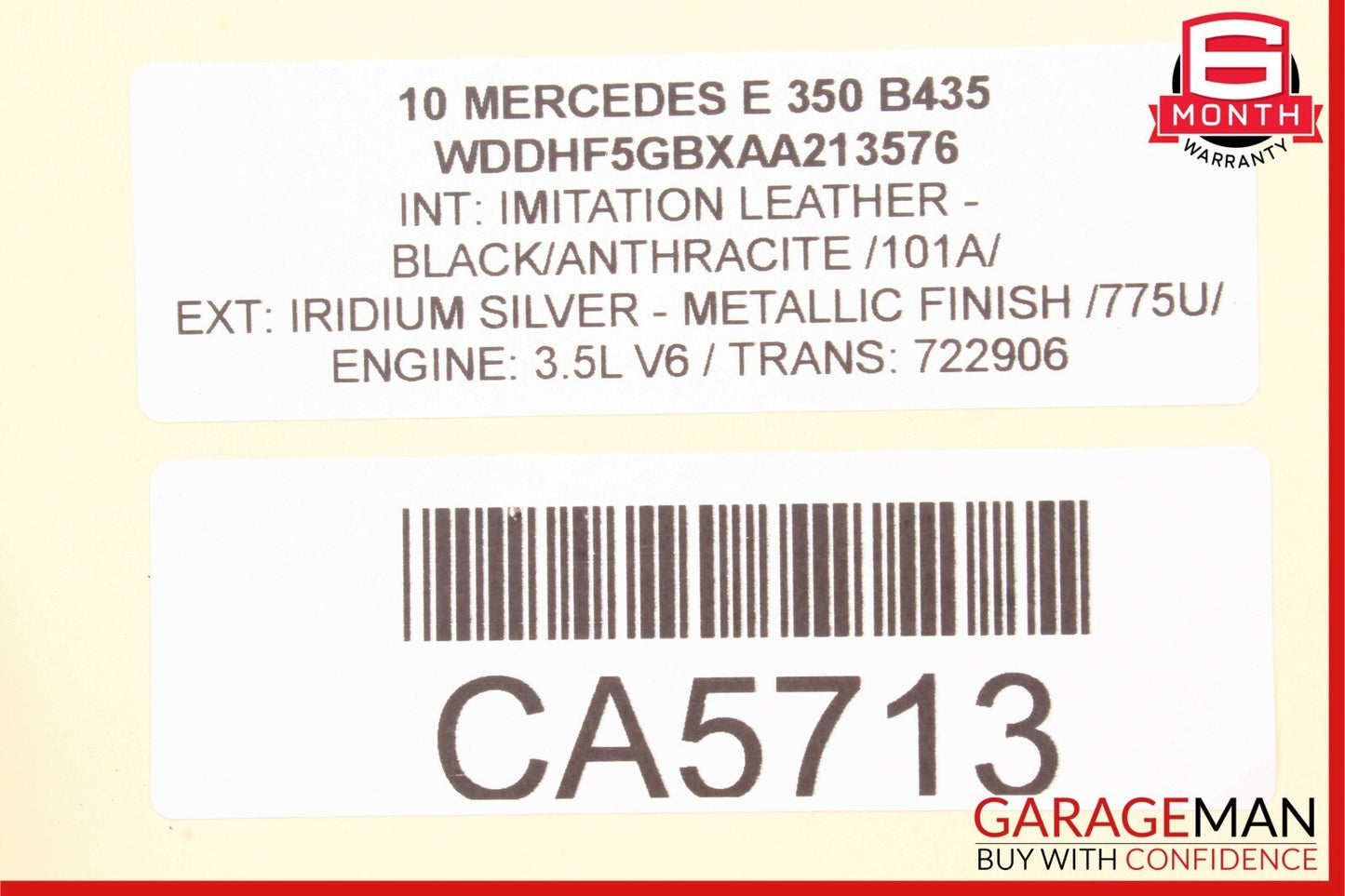 10-13 Mercedes W212 E350 Front Center Dash AC A/C Air Vent Trim Assembly Wood