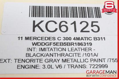 10-11 Mercedes W204 C300 4MATIC Front Right Side Mirror Door Rear View OEM