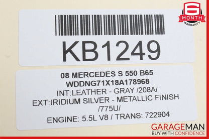 07-13 Mercedes W221 S550 S400 Rear Right or Left Side Door Control Module OEM