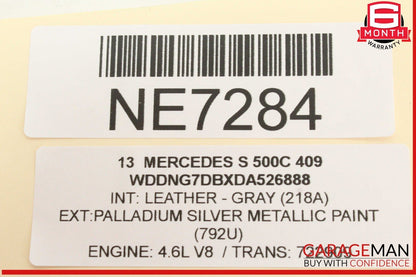 07-13 Mercedes W221 S550 Front Left Driver Side Door Control Module Unit OEM